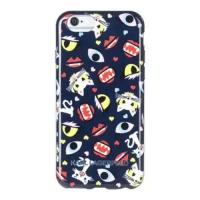 Гелевый чехол накладка для iPhone 6/6S Karl Lagerfeld Monster Choupette Hard Blue (KLHCP6MCPBL)