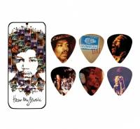 Медиаторы DUNLOP JH-PT07M Jimi Hendrix Hear My Music, упаковка 12 шт