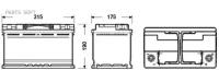 EXIDE EL800 ECM аккумуятор