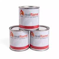 Топливо для фондю, мармитов, саджей "Real Flame" 3 банки 200 грамм