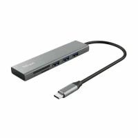 USB-хаб и картридер Trust 24191 Halyx Fast USB-C