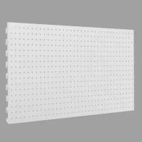 Панель для стеллажа, 35*90 см, перфорированная, шаг 2,5 см, цвет белый