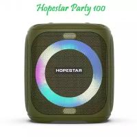 Портативная колонка Hopestar Party 100, зеленая