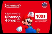 Пополнение счета Nintendo eShop на 99 долларов (USD/$) - США / Код активации в долларах / Подарочная карта Нинтендо Ешоп / Gift Card (USA)