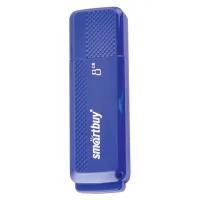 Флеш-диск 8 GB, комплект 20 шт., SMARTBUY Dock, USB 2.0, синий, SB8GBDK-B