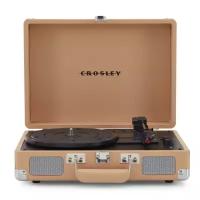 Виниловый проигрыватель CROSLEY CRUISER PLUS Light Tan c двухсторонним Bluetooth