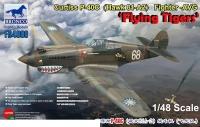 FB4006 Самолёт Curtiss P-40C (Hawk 81-A2) Fighter -AVG Flyng Tigers