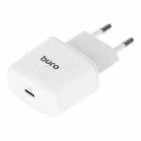 Сетевое зарядное устройство Buro BUWB1, USB-C, 10Вт, 2A, белый [buwb10s010wh]