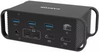 Концентратор USB Type-C Canyon Multiport Docking Station RJ-45 USB 2.0 USB 3.0 SD/SDHC 2 х USB Type-C 3.5мм miniJack 2 x HDMI черный