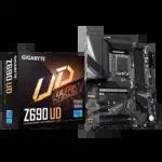 Материнская плата GIGABYTE Z690 UD, LGA1700, Intel Z690, 4xDDR5 DIMM, 3PCI-Ex16, 6SATA3, 7.1-ch, 2.5GLAN, 7USB 3.2, 2USB Type-C, HDMI, DisplayPort, ATX, Retail