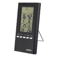 Часы-метеостанция PERFEO PF_A4599 METEO - PF-S3331F 6,5х12,5х1,4 см, черный