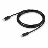 Кабель Buro Lightning (m) - USB Type-C (m), 1м, 3A, черный [pd18w]