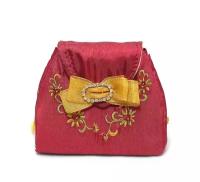 Dollmore Ribbon embroidered bag Red (Красная сумка с вышивкой и лентой для кукол Доллмор)