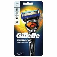 GILLETTE Бритва GILLETTE (Жиллет) "Fusion ProGlide", с 2 сменными кассетами, для мужчин