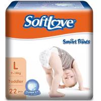 Подгузники-трусики -"Softlove Smart Pants"SizeL (9-14кг) 22шт