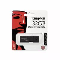 Флешка Kingston DataTraveler 100 G3 32GB чёрный