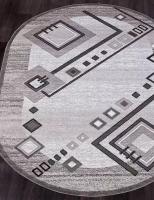 Ковер 462E8 - Овал Серый, Современный, Ковер на пол, в гостиную, спальню, в ассортименте, Турция, Бельгия, Россия (200 см. на 300 см.)