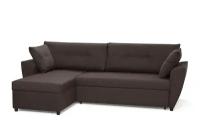 Угловой диван-кровать Hoff Марли, универсальный угол, цвет кофейный