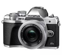 Беззеркальный фотоаппарат Olympus OM-D E-M10 Mark III S kit 14-42 EZ, серебристый