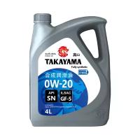 Моторное масло Takayama 0W-20 (Пластик), 4 л