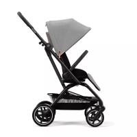 Cybex Easy S Twist+ 2 Коляска прогулочная, рама Black, Lava Grey с бампером