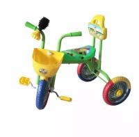 Велосипед 3-Х колесный чижик, зеленый, С клаксоном