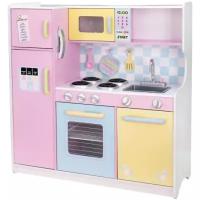 Игровой набор Kidkraft Большая детская кухня из дерева Пастель (Large Pastel Kitchen)