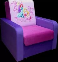 Детское кресло кровать Принцессы 70 см