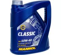 Полусинтетическое моторное масло Mannol Classic 10W-40, 4 л