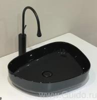 Раковина накладная BelBagno BB1435-NERO