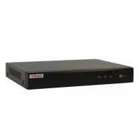 Цифровой гибридный видеорегистратор HiWatch DS-H304QA(C), 6 в 1 TVI,AHD,CVI,CVBS,IP - 4 канала 4МП+1 IP камера,2688×1520, 15к/с, H.265 Pro+, AoC, черный