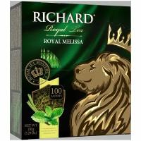 Чай Richard "Royal Melissa", зеленый, 100 сашет по 1,5г