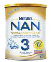 Смесь Nestle NAN Гипоаллергенная 3, 400 г