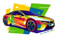 Art cars. BMW i8