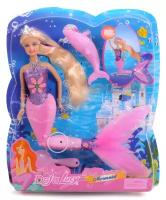 Кукла "Русалка" Defa с дельфином и аксессуарами