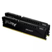 Модуль памяти Kingston 32GB DDR5 6000 DIMM FURY Beast Black Gaming Memory Non-ECC, CL40, 1.25V, 1RX8, RTL