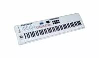 Icon Inspire 8 MIDI-клавиатура, 88 клавиш полувзвешенных с послекасанием, 9 программных фейдеров, джог-колесо, ЖК дисплей, цвет белый