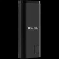 Внешний аккумулятор CANYON PB-103 10000mAh, черный (CNE-CPB010B)