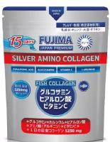 Гидролизованный морской коллаген FUJIMA Amino Collagen с гиалуроновой кислотой и аргинином + коэнзим Q10 + глюкозамин 105р