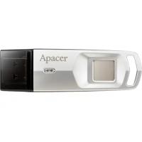 Flash USB Drive(ЮСБ брелок для переноса данных) Apacer 64GB Apacer AH651 USB Flash AP64GAH651S-1 USB 3.1 Gen 1, Silver, Fingerprint, RTL (916808)