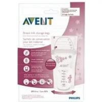 Пакеты PHILIPS AVENT PHILIPS AVENT для хранения грудного молока, 180 мл/25 шт., SCF603/25