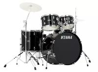 TAMA SG52KH4-BK STAGESTAR ударная установка из 5-ти барабанов (цвет - BLACK) со стойками (бочка 16х22, томы 7x10, 8х12 напольный 15х16, малый 5,5х14) со стойкой для малого барабана, стойкой для хай-хэта, стойкой под тарелку, педалью для бас-бочки