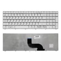 Клавиатура для ноутбука Acer Timeline 5810T, 5410T, 5820TG, 5536, 5750G Series. Плоский Enter. Белая, без рамки. PN: NSK-AL10R, 9J.N1H82.A0R
