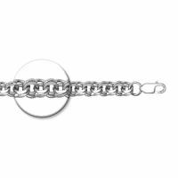Серебряный браслет плетение Бисмарк Diamant online 146011, Серебро 925°, 22