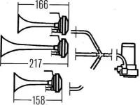 HELLA hella Звуковой сигнал hella 3pd003001981