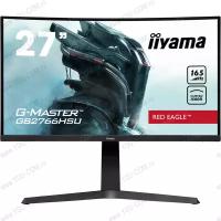 Монитор 27" Iiyama G-MASTER GB2766HSU-B1 Изогнутый 1500R 1920x1080@165Гц IPS LED 16:9 1ms HDMI DP 2*USB2.0 80M:1 3000:1 178/178 250cd HAS Tilt Swivel Speakers Black '' ( дисплей ЖК, LCD, Full HD, CURVED )