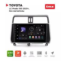 Автомагнитола Toyota LC Prado 150 21+ без магнитолы (MAXIMUM Incar TMX-2215n-4) Android 10/1280*720, BT, wi-fi, 4G LTE, DSP, 4-64Gb, 10"