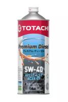 TOTACHI Масло Моторное Totachi Premium Diesel 5w-40 Синтетическое 1 Л 4562374690738