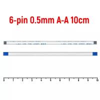 Шлейф тачпада для ноутбука Sony VAIO SVE151 SVE151E11V FFC 6-pin Шаг 0.5mm Длина 10cm Прямой A-A AWM 20624 80C 60V VW-1