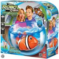 Роборыбка (Robo Fish) клоун интерактивная игрушка, Красный